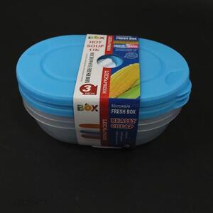 Good Quality 3 Pieces Plastic Preservation Box Set