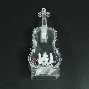 New design home ornaments novelty guitar shape acrylic paper weight acrylic crafts