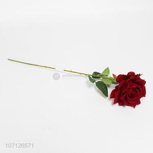 High quality Real Touch Handmade Red Artificial Rose