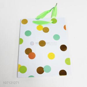 High Quality Dots Design Gift Packing Paper Bag