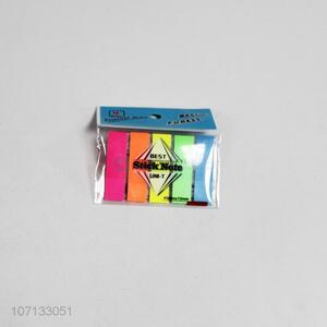 Good quality 100pcs rectangle sticky notes memo pad school stationery
