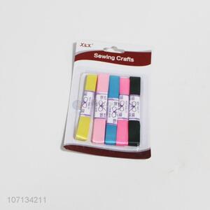 Factory price 5pcs colorful cotton ribbon clothing accessories