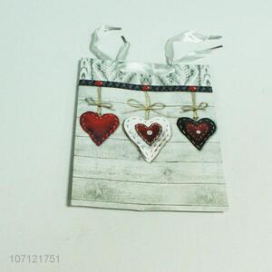 Hot sale cute cartoon heart gift packaging paper gift bag