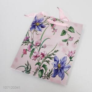 Good Factory Price Flowers Printed Paper Gift Bag