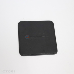 High Quality PU Leather Square Cup Mat