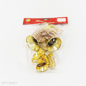 New Product Merry Christmas Plastic Hanging Bell Decorations