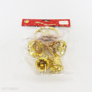 Contracted Design Christmas Hollow Bell Pendant Christmas Decorations