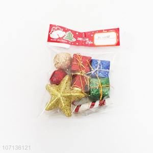 High quality Christmas tree ornaments fashionable xmas tree hanging ornaments set