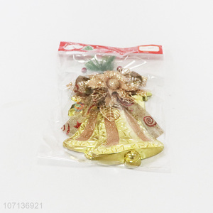 Reasonable price decorative hanging gold plastic Christmas bells