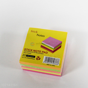 Wholesale 400 Sheets Colorful Stick Note Pad Set