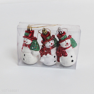 Good quality Christmas decoration hanging snowman set