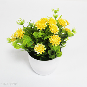 Cheap Artificial Flower Potted Artificial Plant Flower <em>Pot</em> for Home Decor