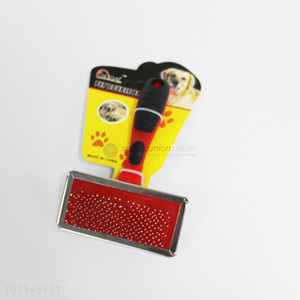 Factory hot selling easy using dog brush for shedding dog hair brush