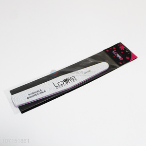 Good quality disposable sandpaper nail file double sided nail file