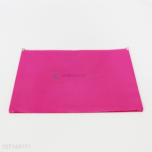 Unique design colorful plastic waterpoof document file bag