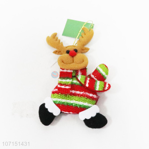 Good Sale Cartoon Elk Christmas Decoration Ornament