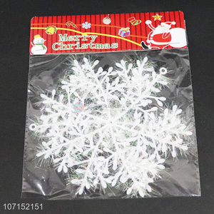 Fashion Style 2 Pieces Snowflake Shape Christmas Ornament
