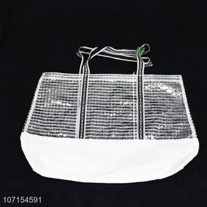 Recent style stylish women pvc handbag fashion ladies tote bag