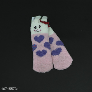 OEM women cosy fuzzy tube socks ladies winter warm sleeping socks