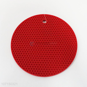 Bottom Price Heat Resistant Round Silicone Honeycomb Insulation Pad