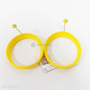 Competitive Price 2PCS Round Egg Ring Nonstick Silicone Egg Mold