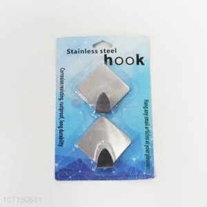 Wholesale Home Accessories 2PC Stainless Steel Household Sticky Hook