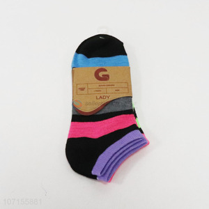 Wholesale 3 pairs colorful kids ankle socks children low-cut liner sock
