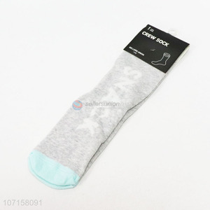 Wholesale cheap ladies  knitting crew socks fashion ankle socks