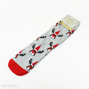 Lovely design women Christmas knitting tube socks fashion ankle socks