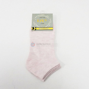 China supplier women cotton knitting ankle socks ladies short socks