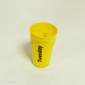 Low price custom logo plastic water cup reusble drinking cup