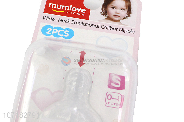 New Selling Promotion Soft Silicone Baby Nipples For Feeding Bottles