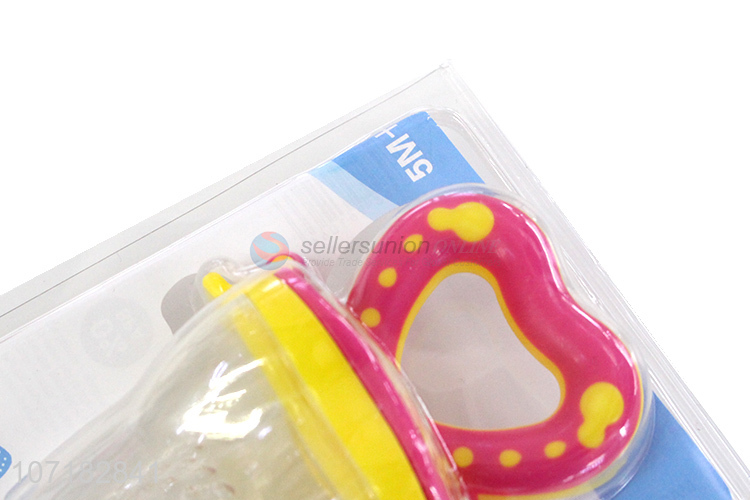 New Baby Infant Food Fruit Chew Nipple Feeder Silicone Pacifier Soft Feeding Toy