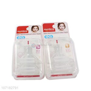New Selling Promotion Soft Silicone Baby Nipples For Feeding Bottles