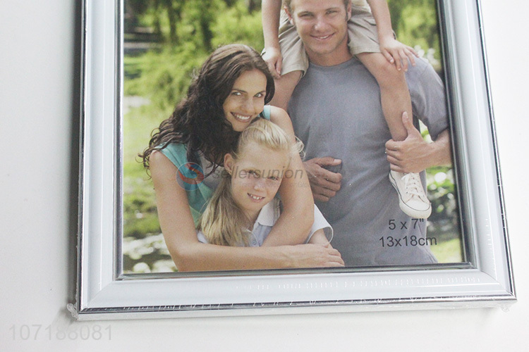 Simple Style Plastic Photo Frame Rectangle Picture Frame