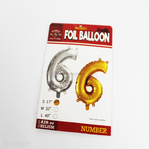 Custom Party Decoration Number Foil Balloon