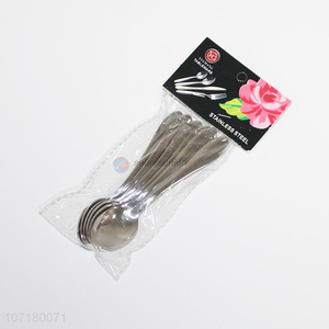 Wholesale 6 Pieces Stainless Steel Coffee Spoon Set