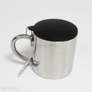 Factory supply stainless steel thermal cupmountain climbing cup with carabiner & lid