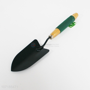 Wholesale professional garden tool metal garden trowel with wooden handle