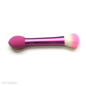 Credible quality beauty cosmetic brush makeup brush double-end blush brush