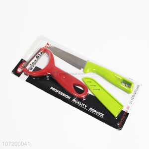 Wholesale custom kitchen tool set stainless steel fruit knife and vegetable peeler
