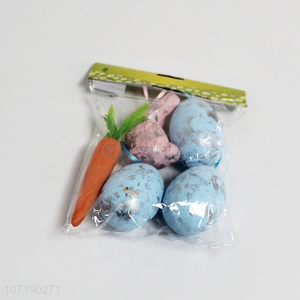 Newest style 5pcs easter egg hanging decoration