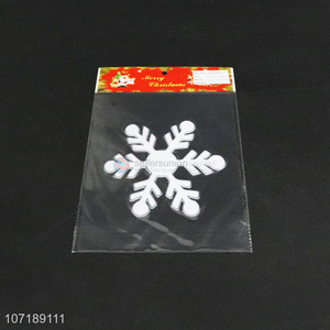 Fashion Style Snowflake Shape PVC Window Stickers