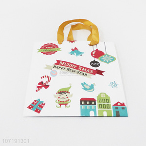 Factory Wholesale Merry Christmas Paper Gift Bag Happy New Year Gift Bag