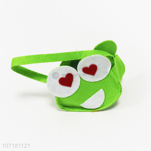 Best Price Handicraft Custom Frog Shape Felt Small Easter Baskets