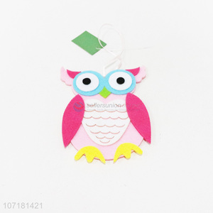 Hot Selling Cute Owl Design Felt Decoration Hanging Pendant