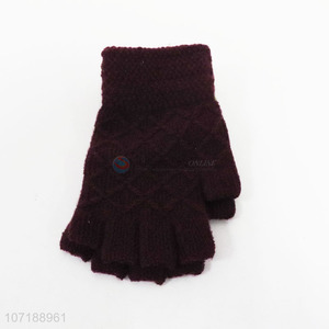 Good Quality Knitted Half-Finger Gloves