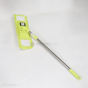 Wholesale household cleaning tool flat chenille mop with aluminum telescope handle