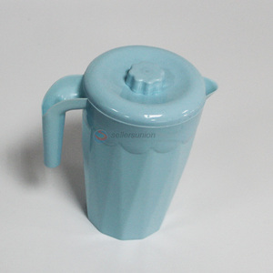 Popular design plastic cold water jug plastic pitcher with lid & handle
