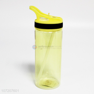 Hot <em>product</em> outdoor running <em>sport</em> water bottle with straw